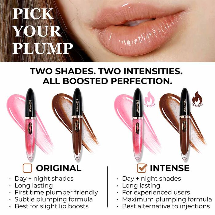 Intense Hot Kiss Lip Booster + Plumper Brown SugarBrown Sugar